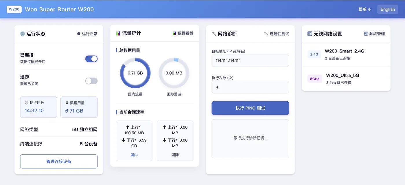 路由器管理界面
